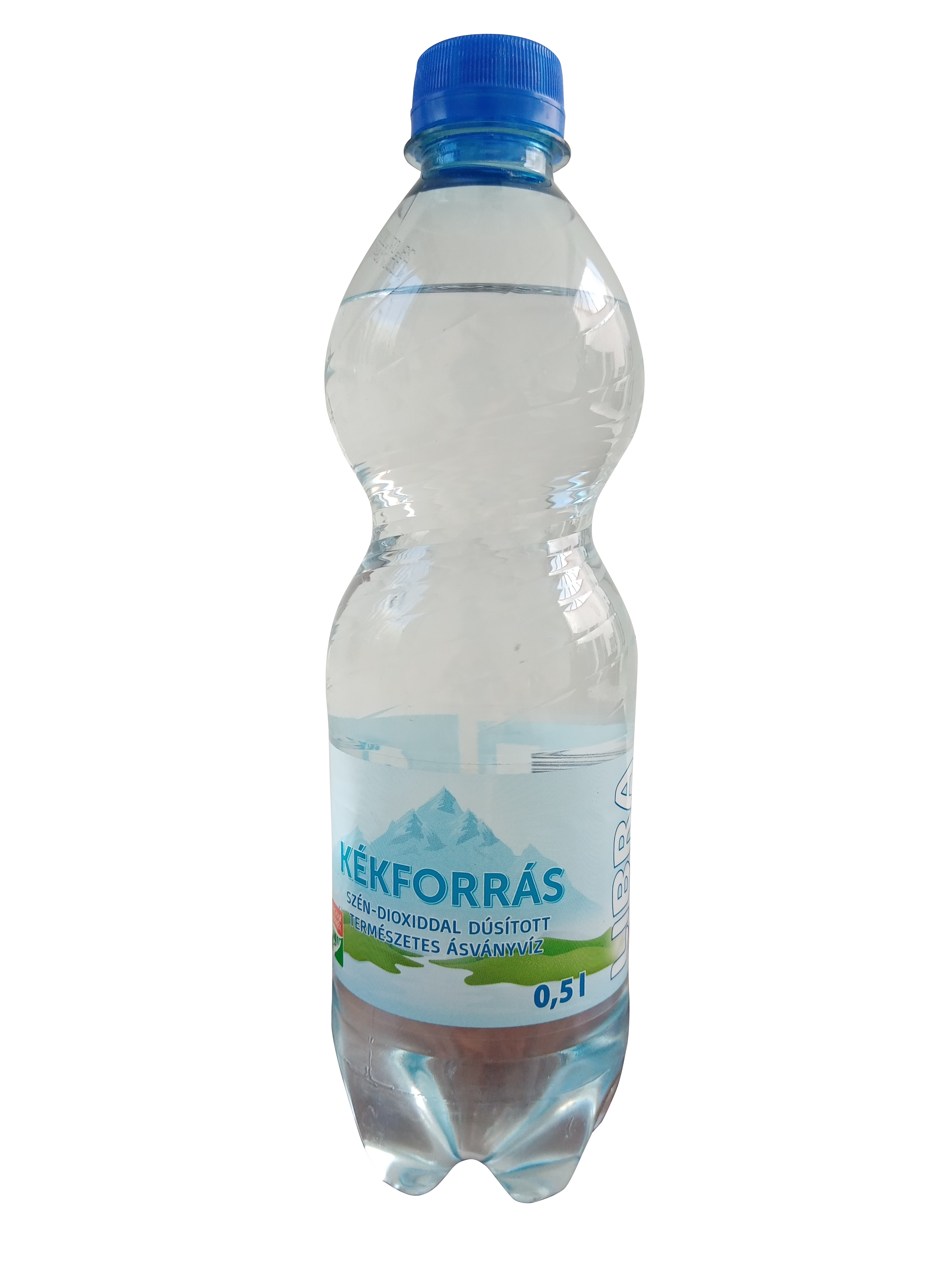 Kékforrás Libra szén-dioxiddal természetes ásványvíz 0,5 l